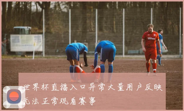 世界杯直播入口异常大量用户反映无法正常观看赛事